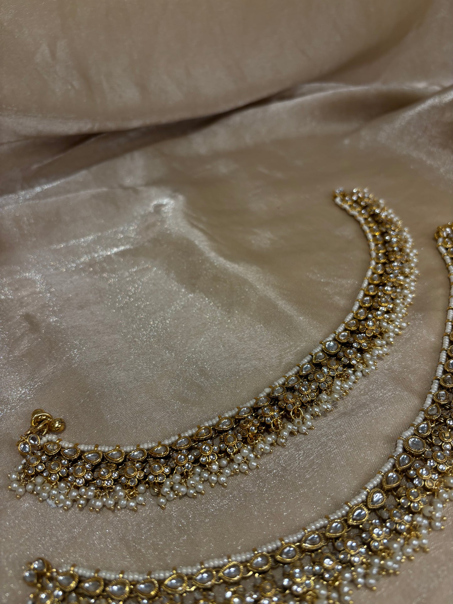 Heavy floral jhanjaran