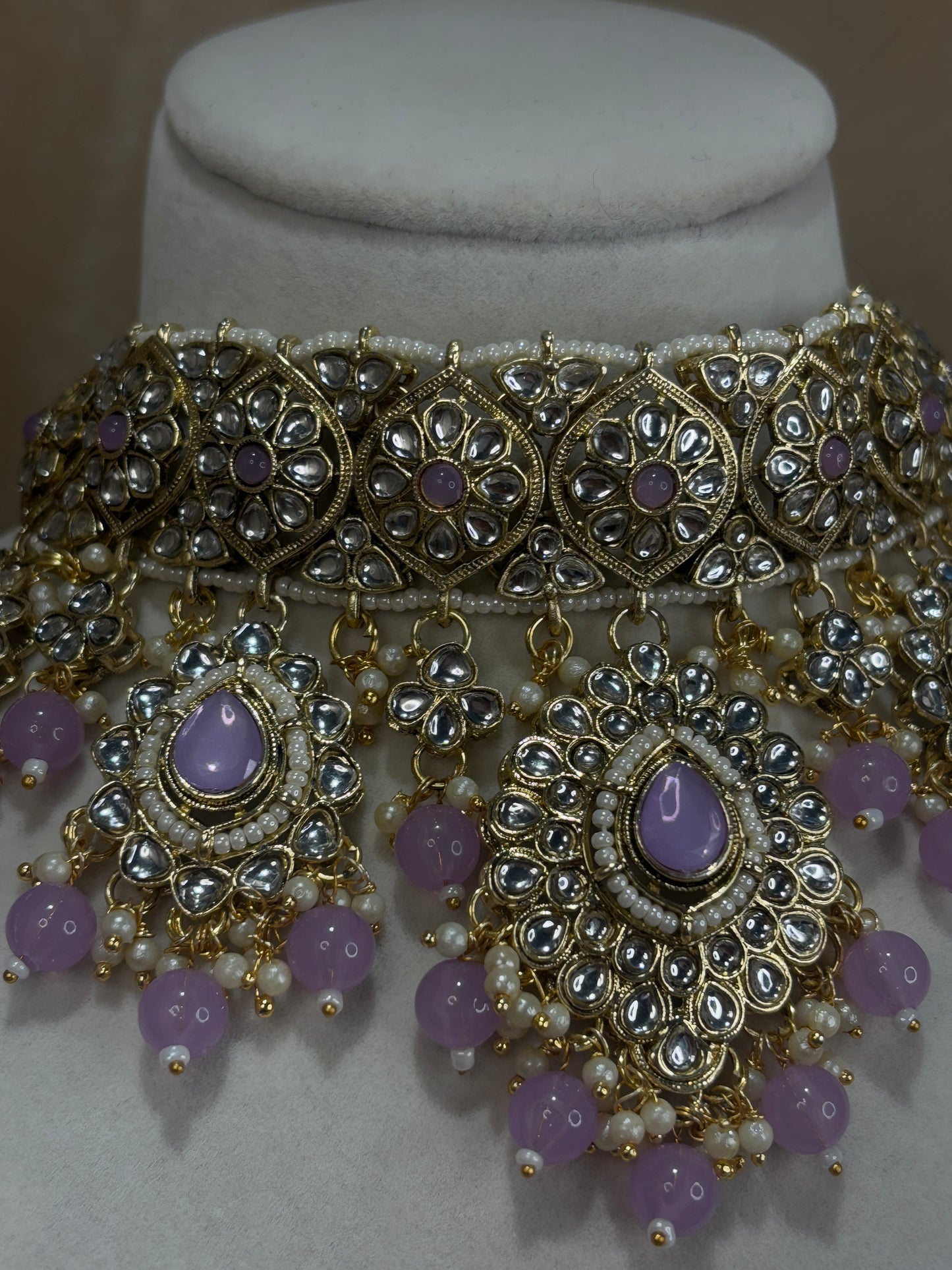 Lavender choker set