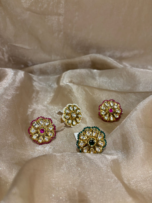 Kundan rings