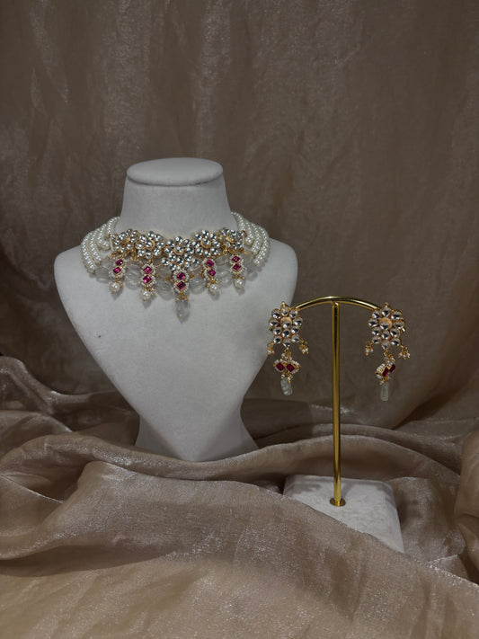Pearl necklace set