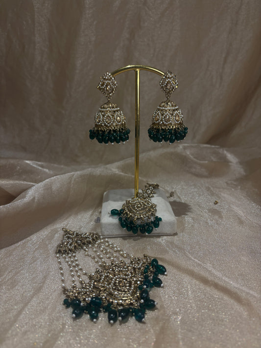 Emerald green set