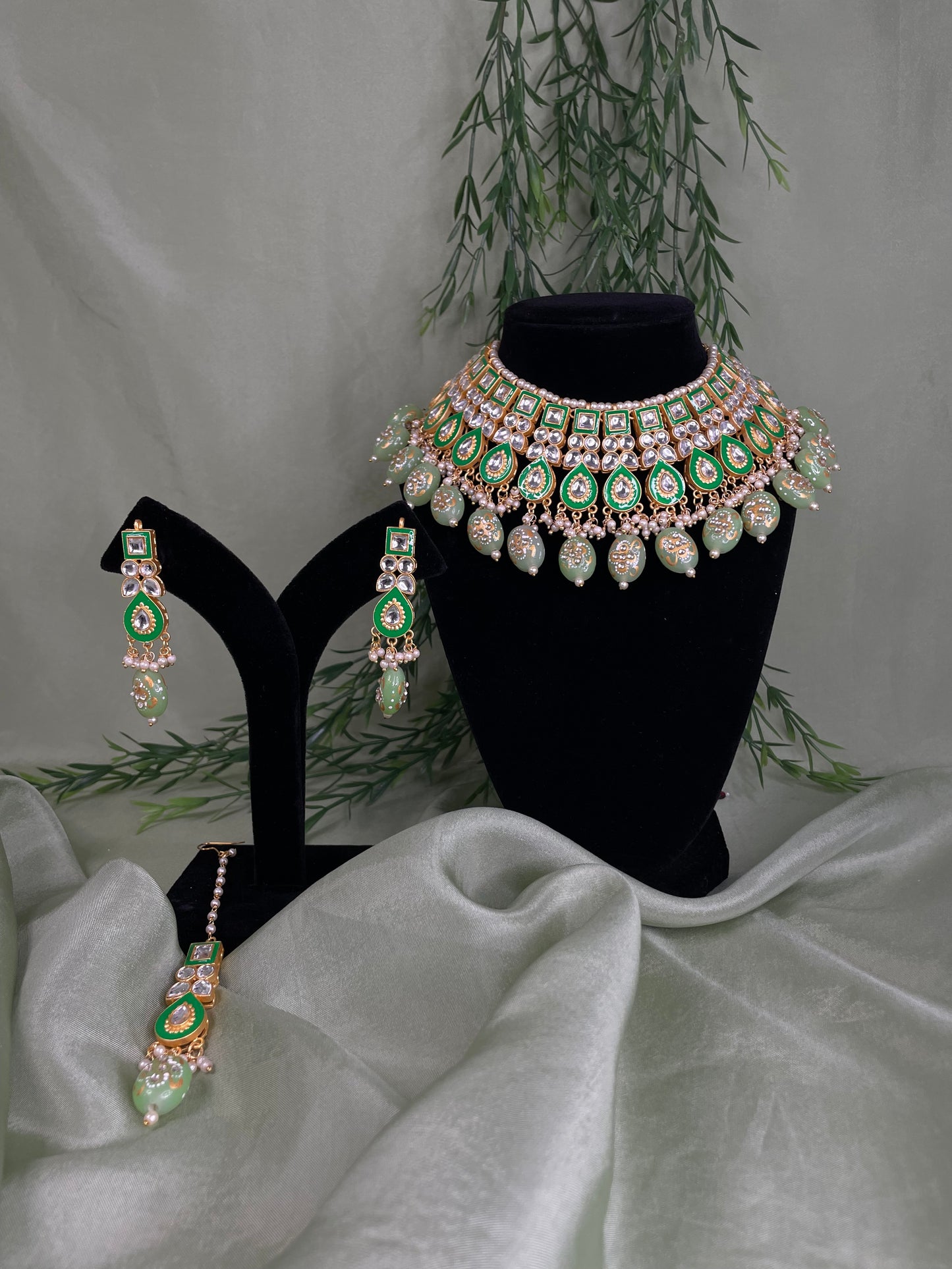 Mint bridal set