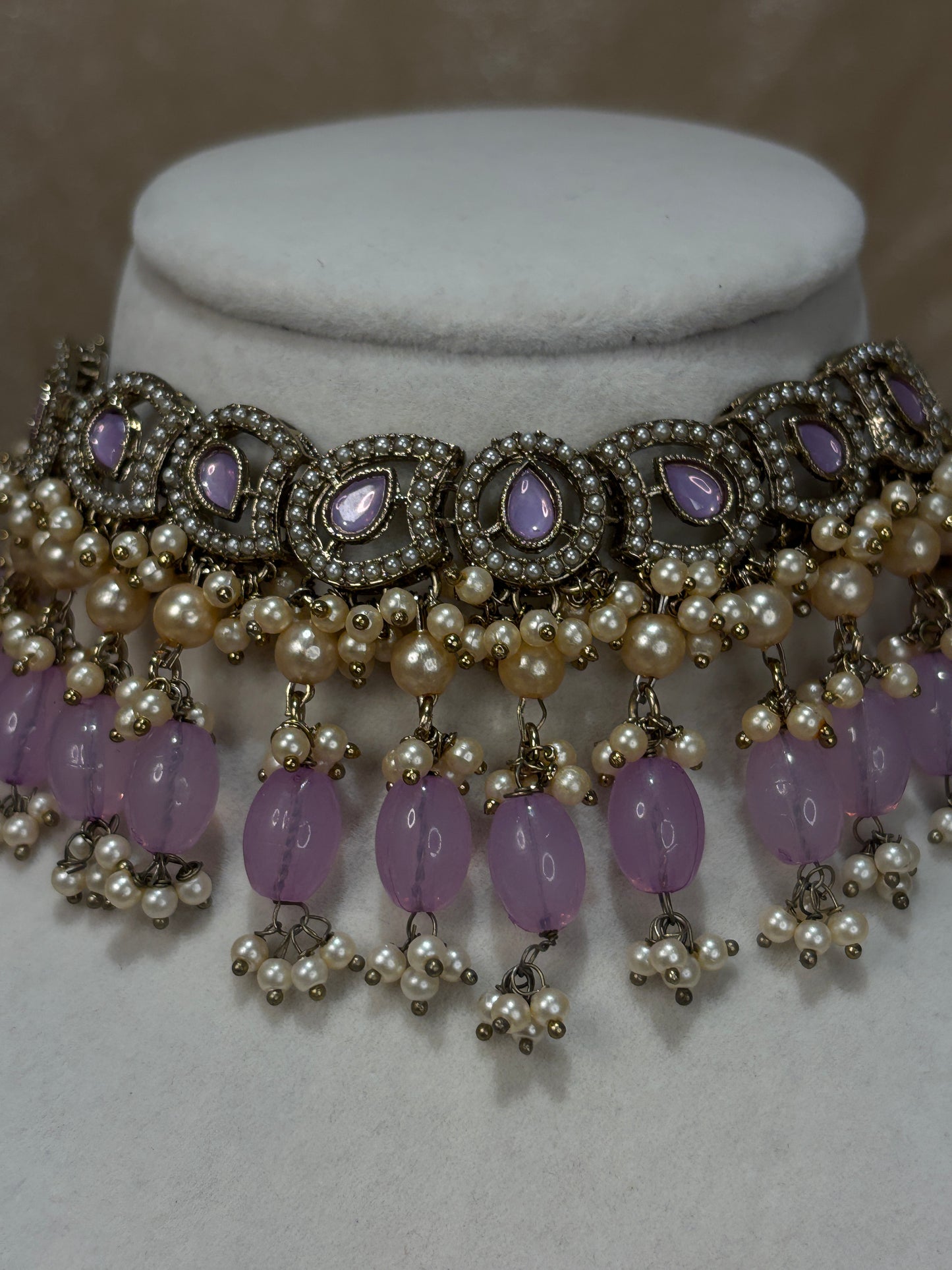 Lavender choker set
