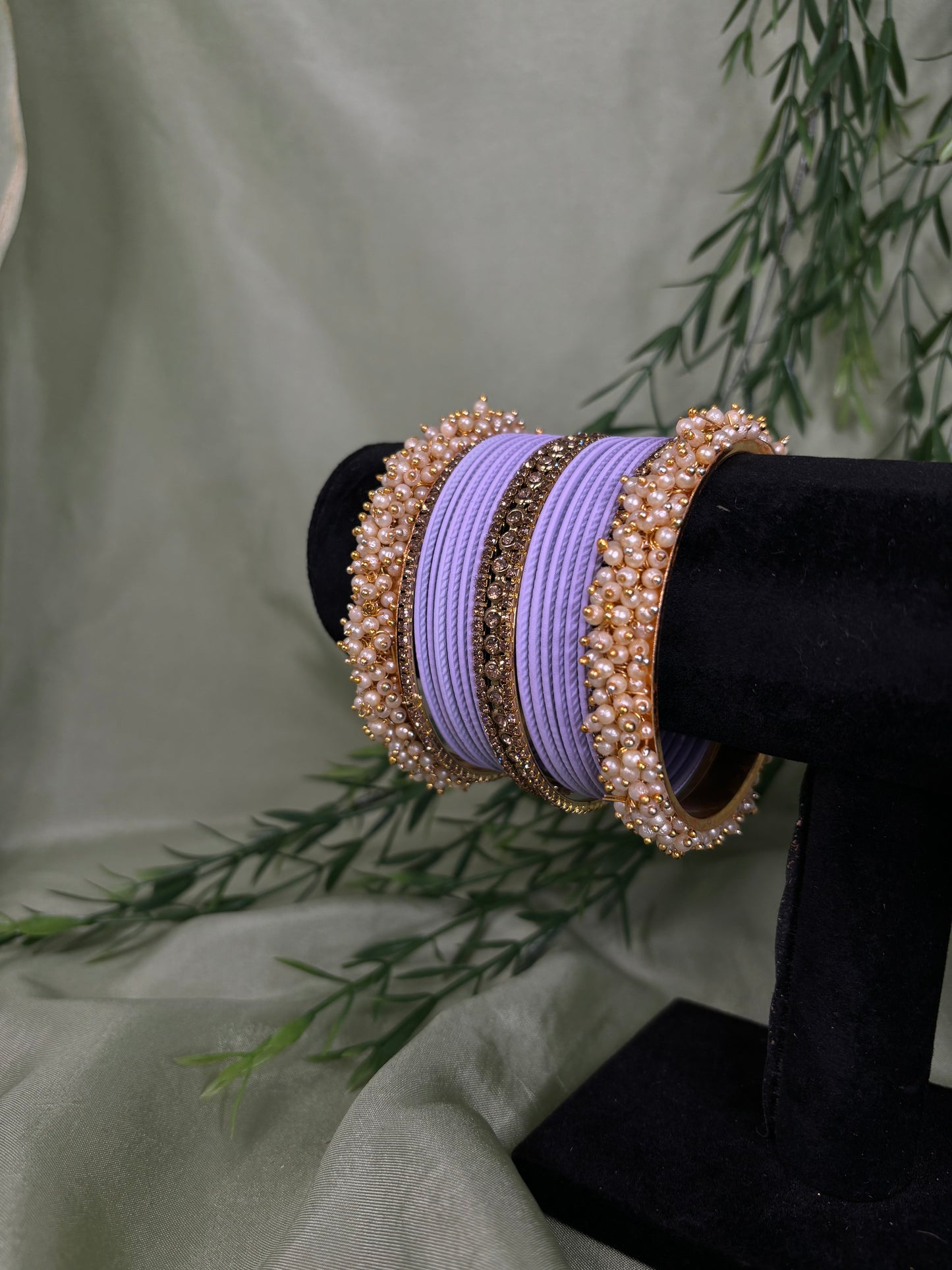 Lavender bangle set