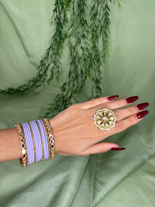 Lavender bangle set