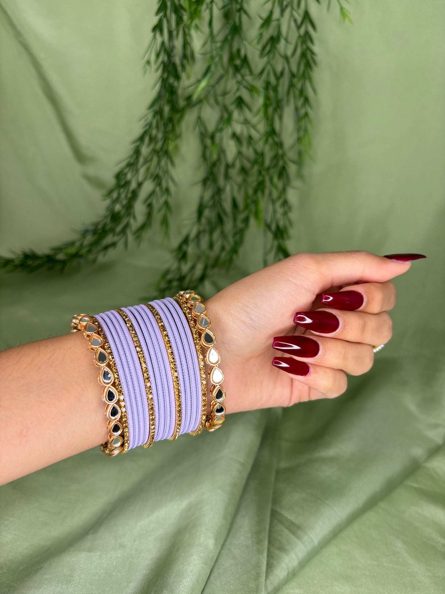 Lavender bangle set