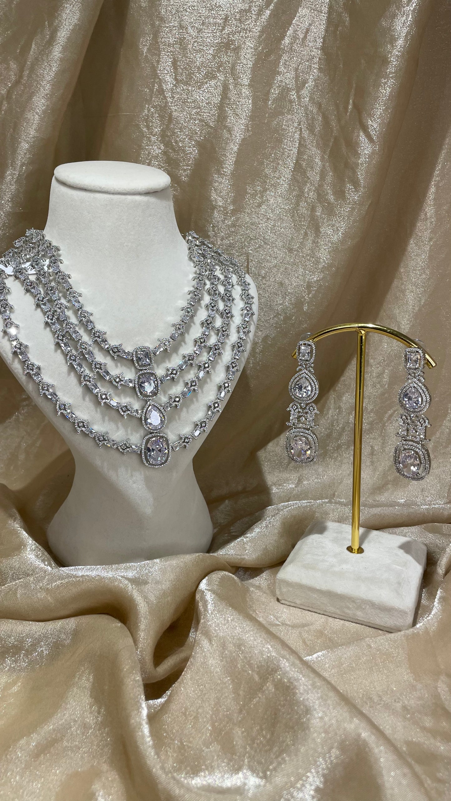 layered necklace set