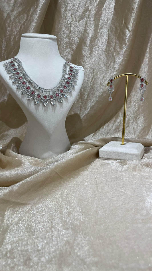 red necklace set