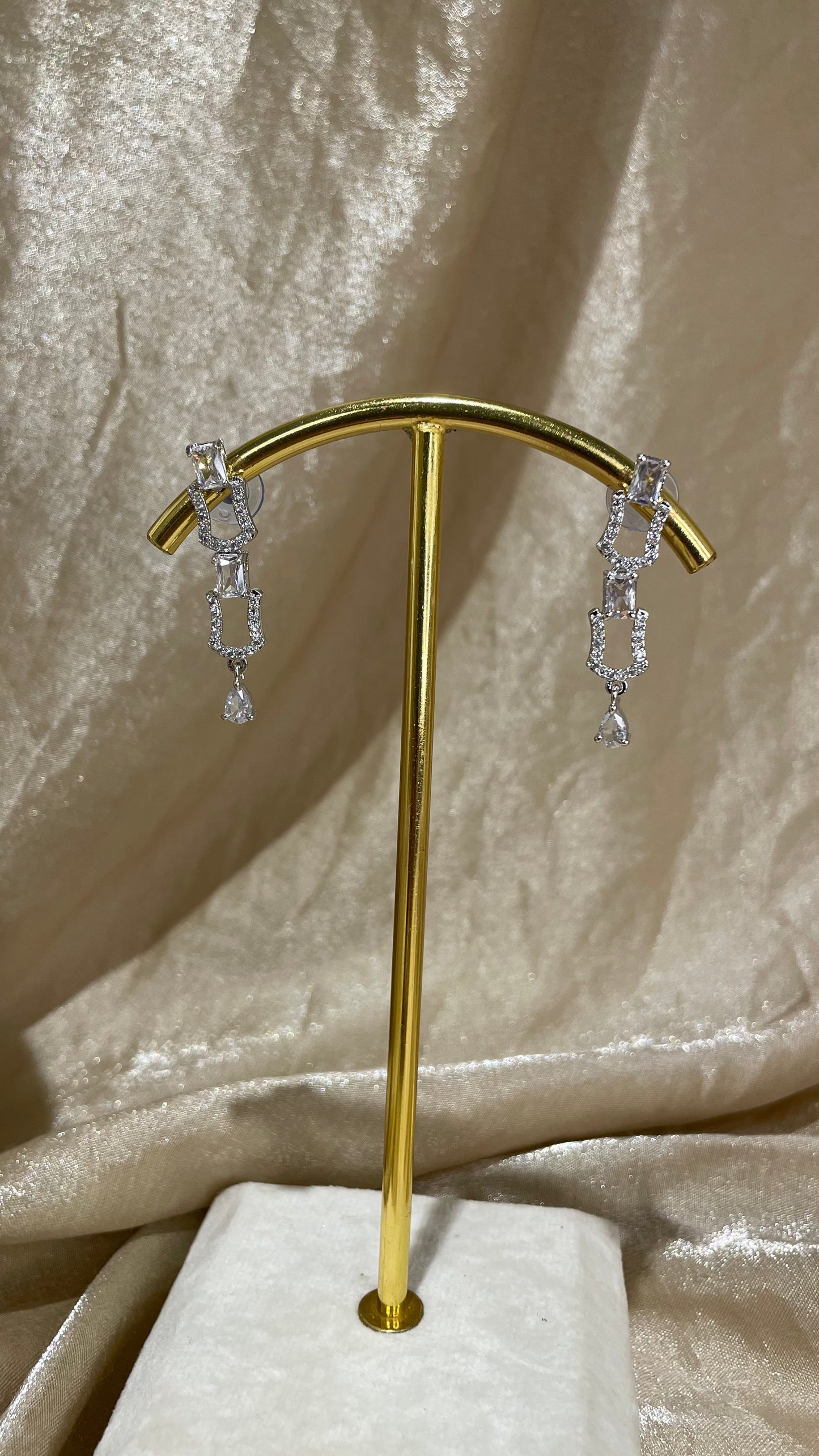 silver necklace set