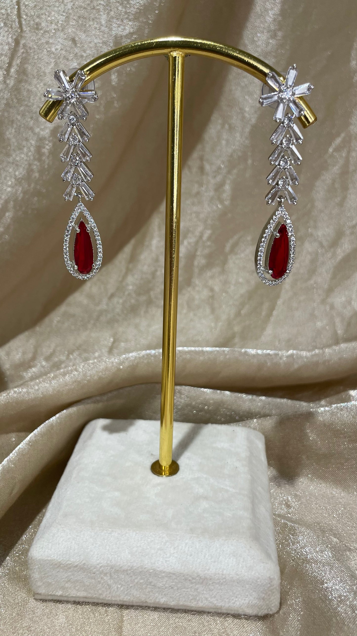 red necklace set