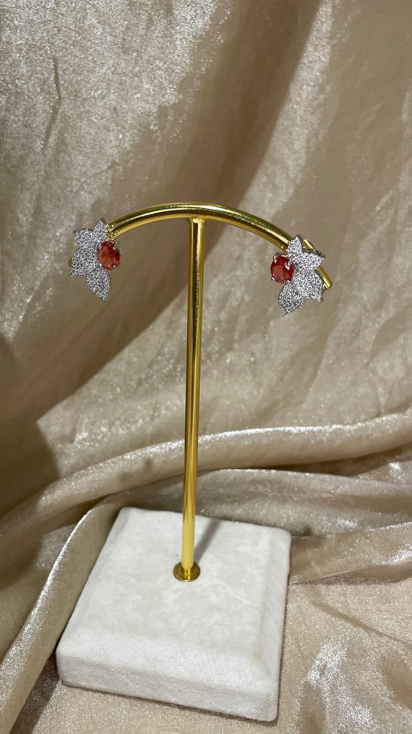 red necklace set