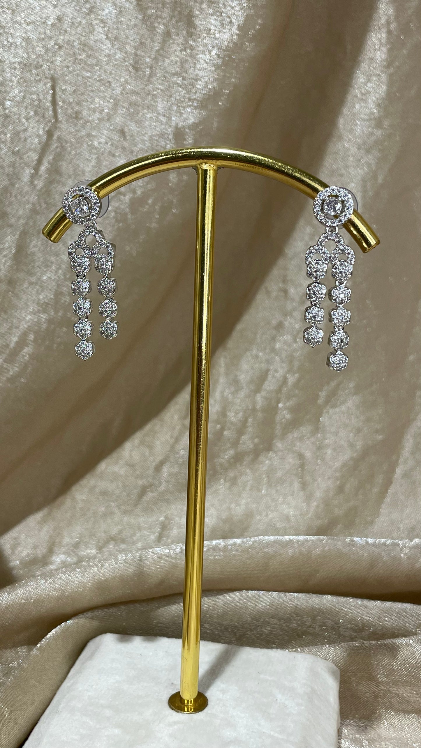 silver necklace set
