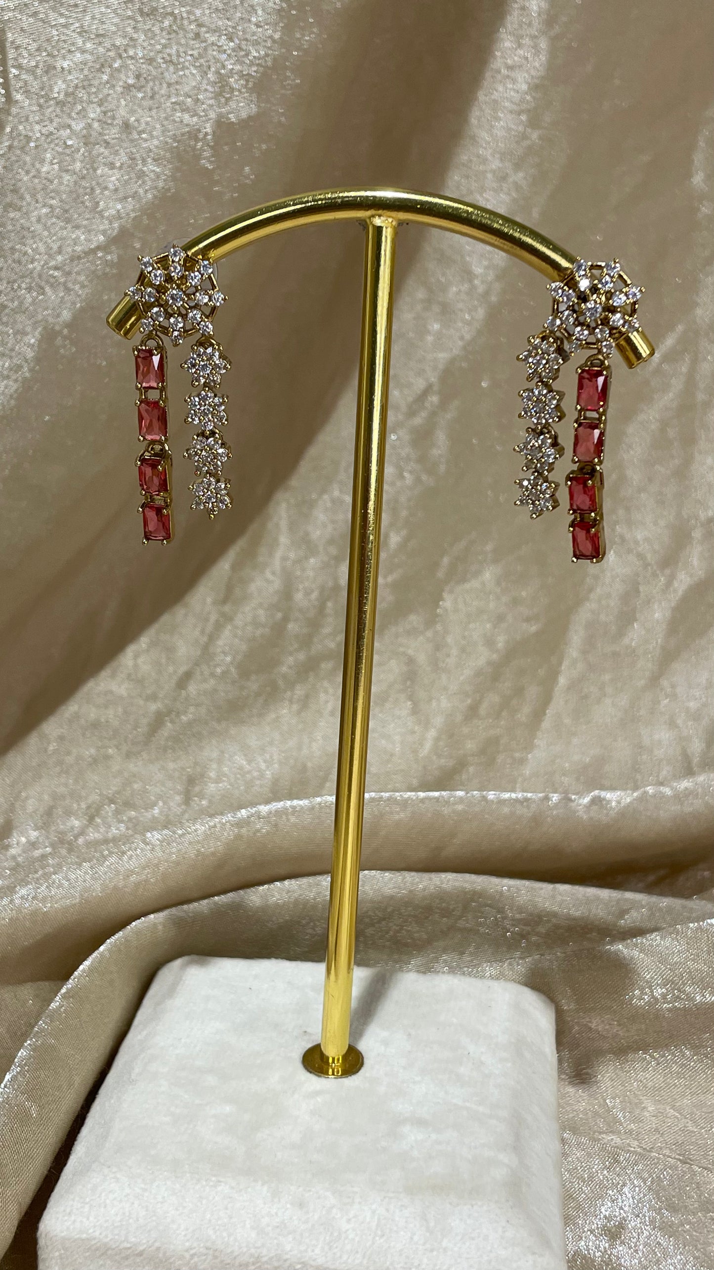red necklace set