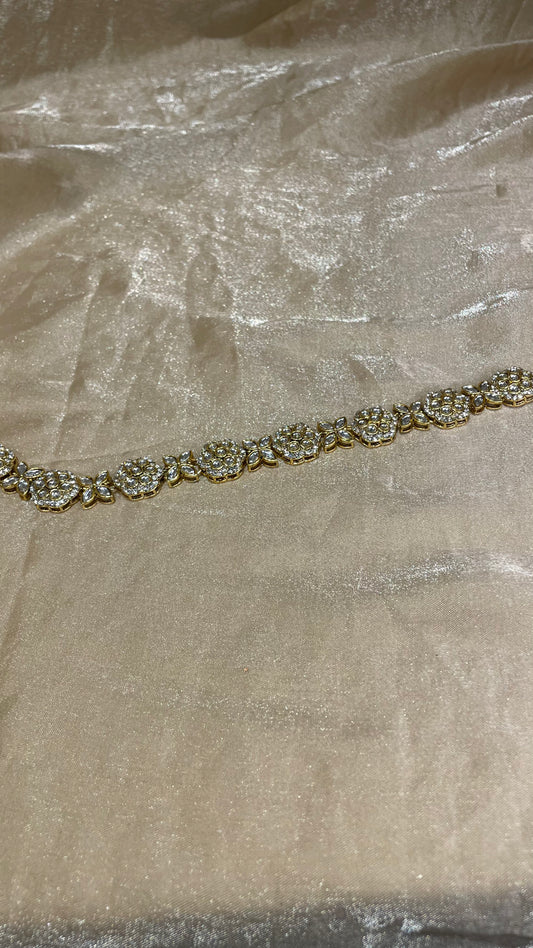 gold headband