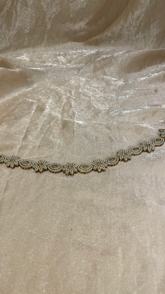 gold headband