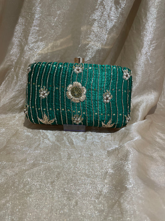 emerald green purse