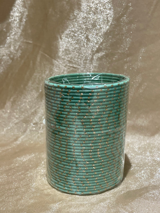 mint green bindi bangles