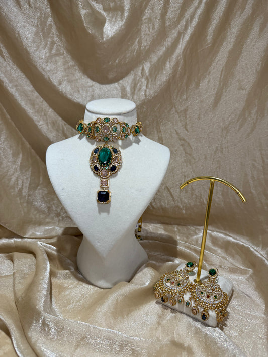 emerald green set