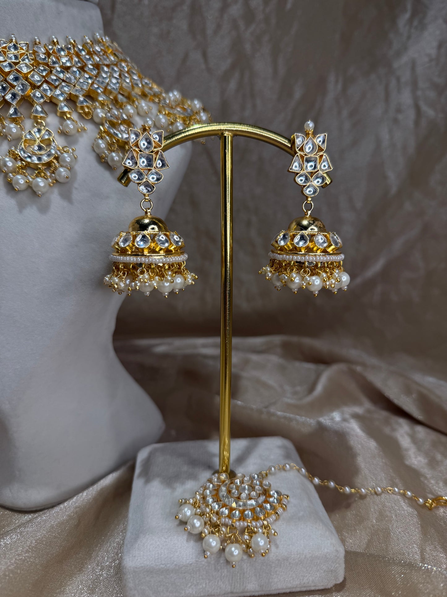 heavy gold necklace set