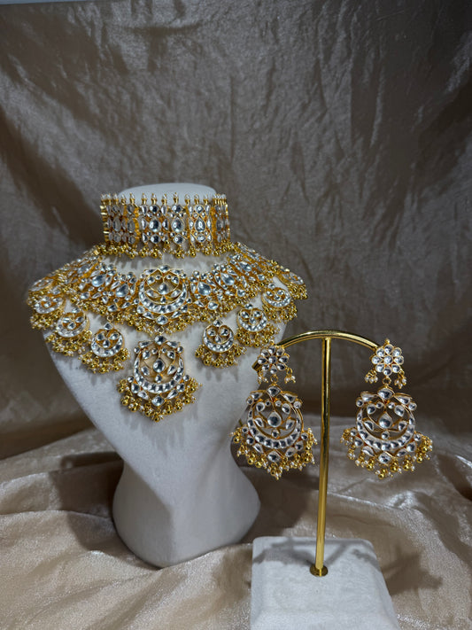 heavy 2 layer gold set