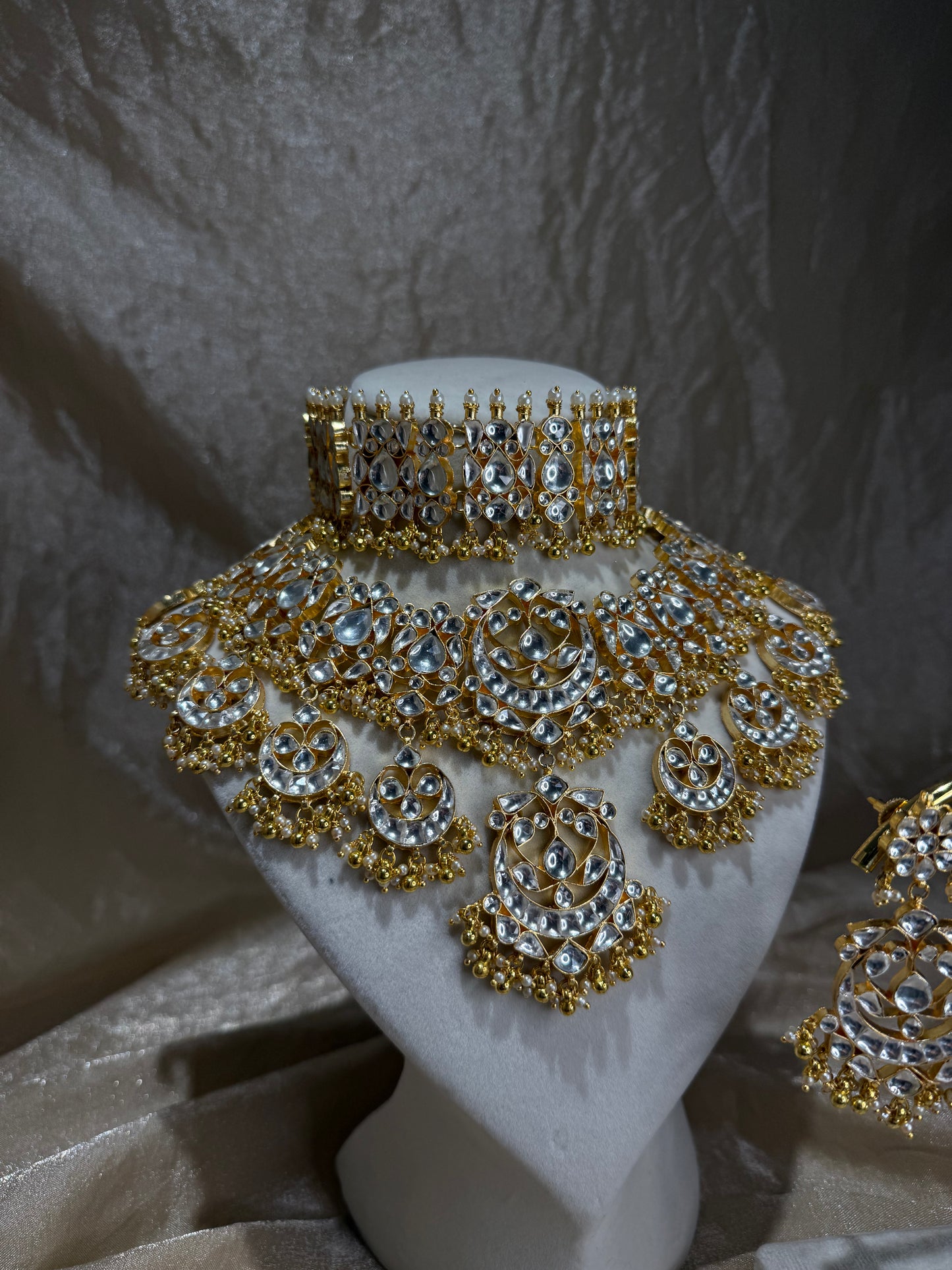 heavy 2 layer gold set