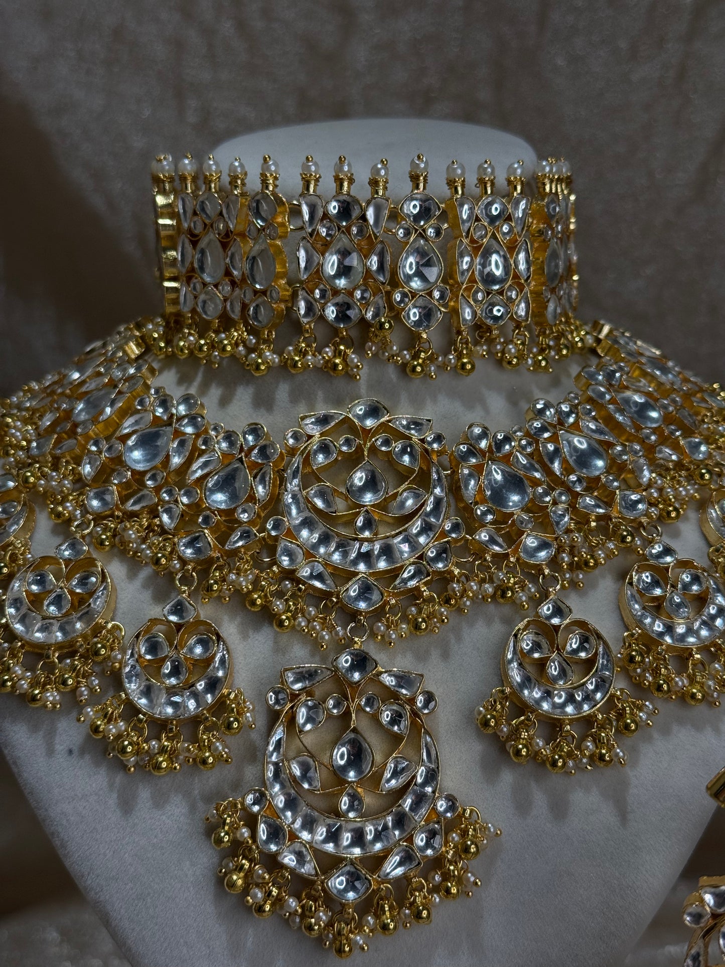 heavy 2 layer gold set