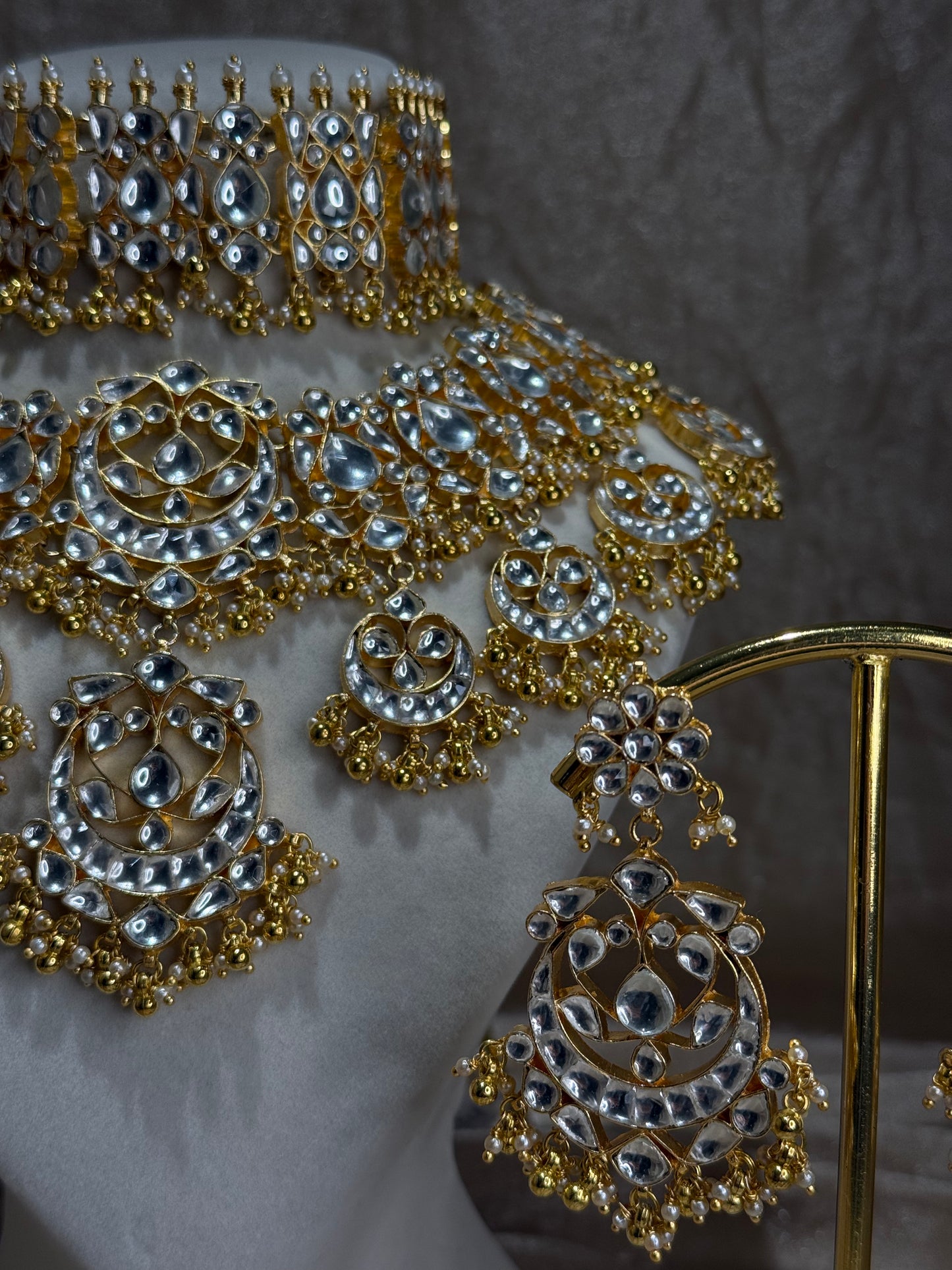 heavy 2 layer gold set