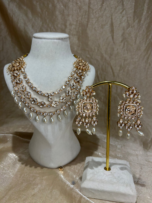 layered necklace set