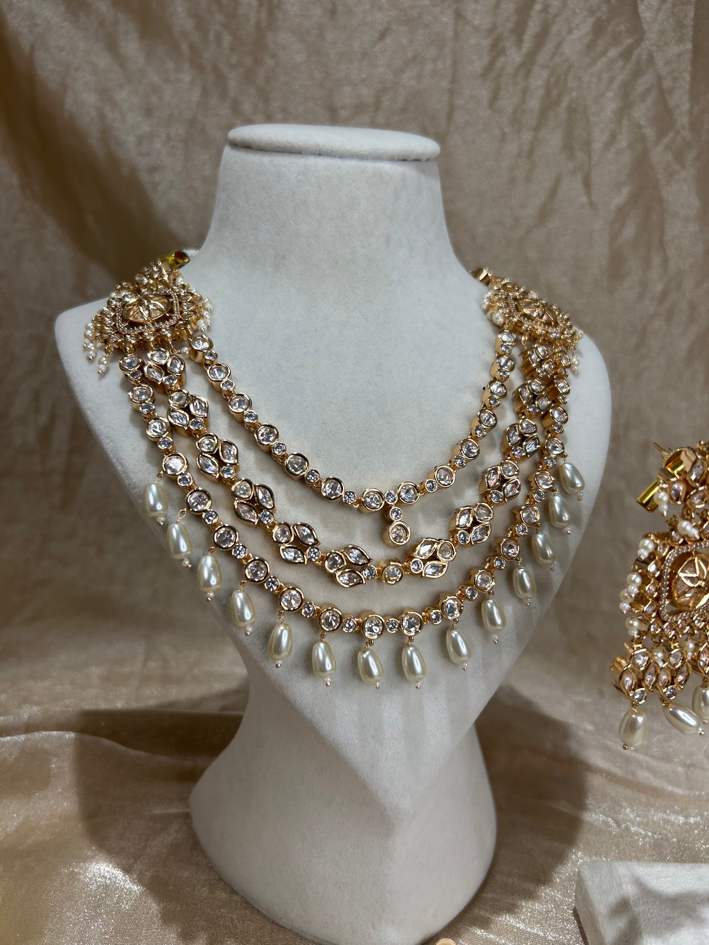layered necklace set