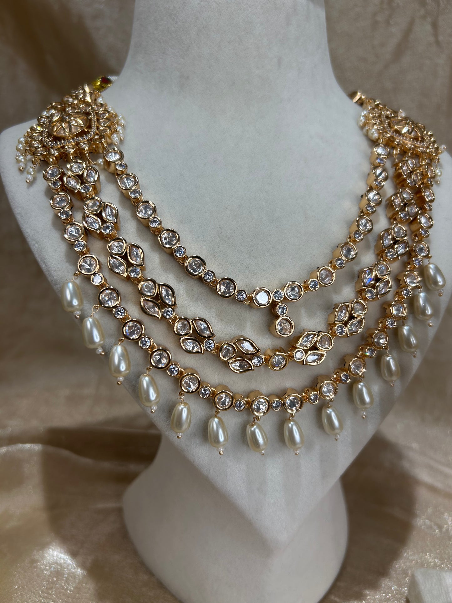 layered necklace set