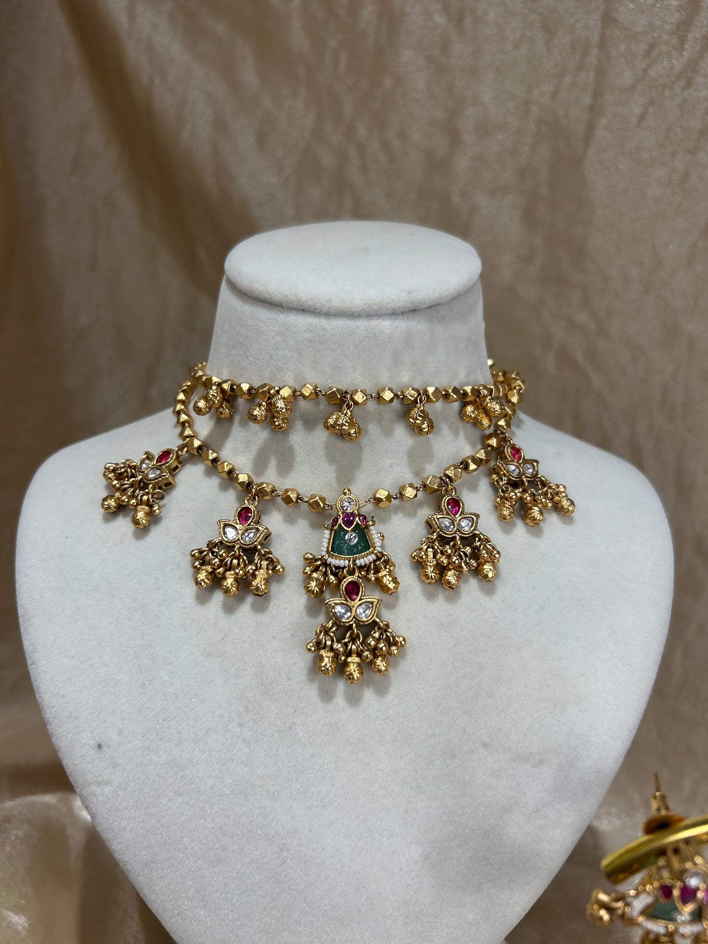 layered gold set