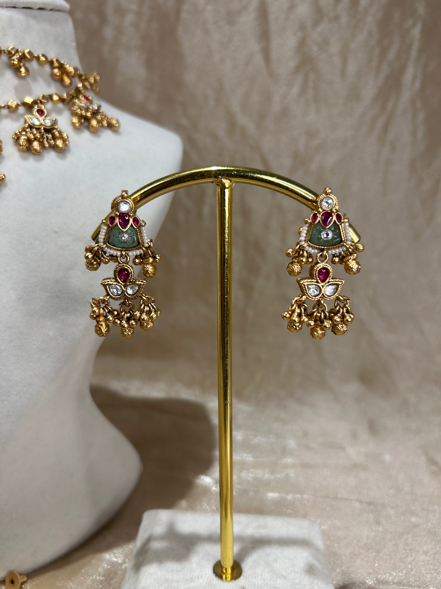layered gold set