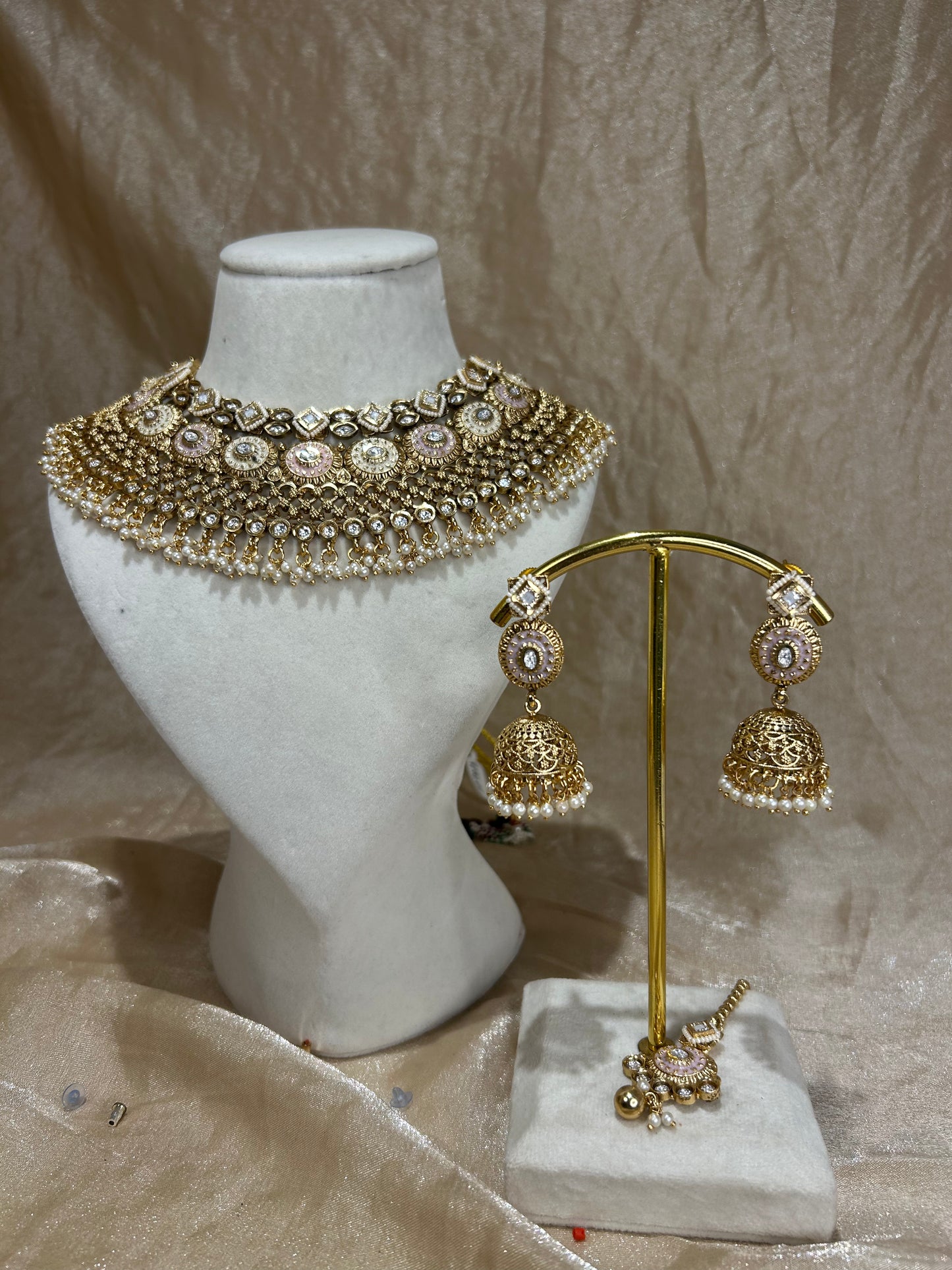 heavy gold necklace set