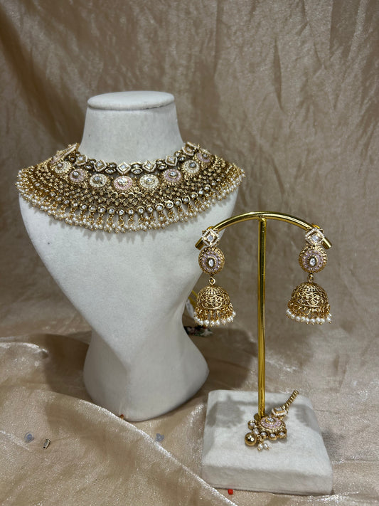 heavy gold necklace set
