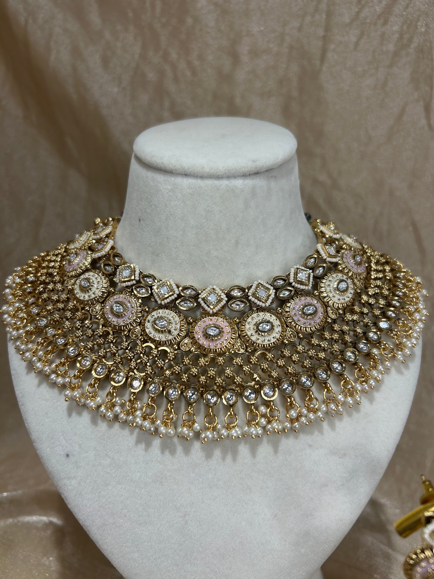 heavy gold necklace set