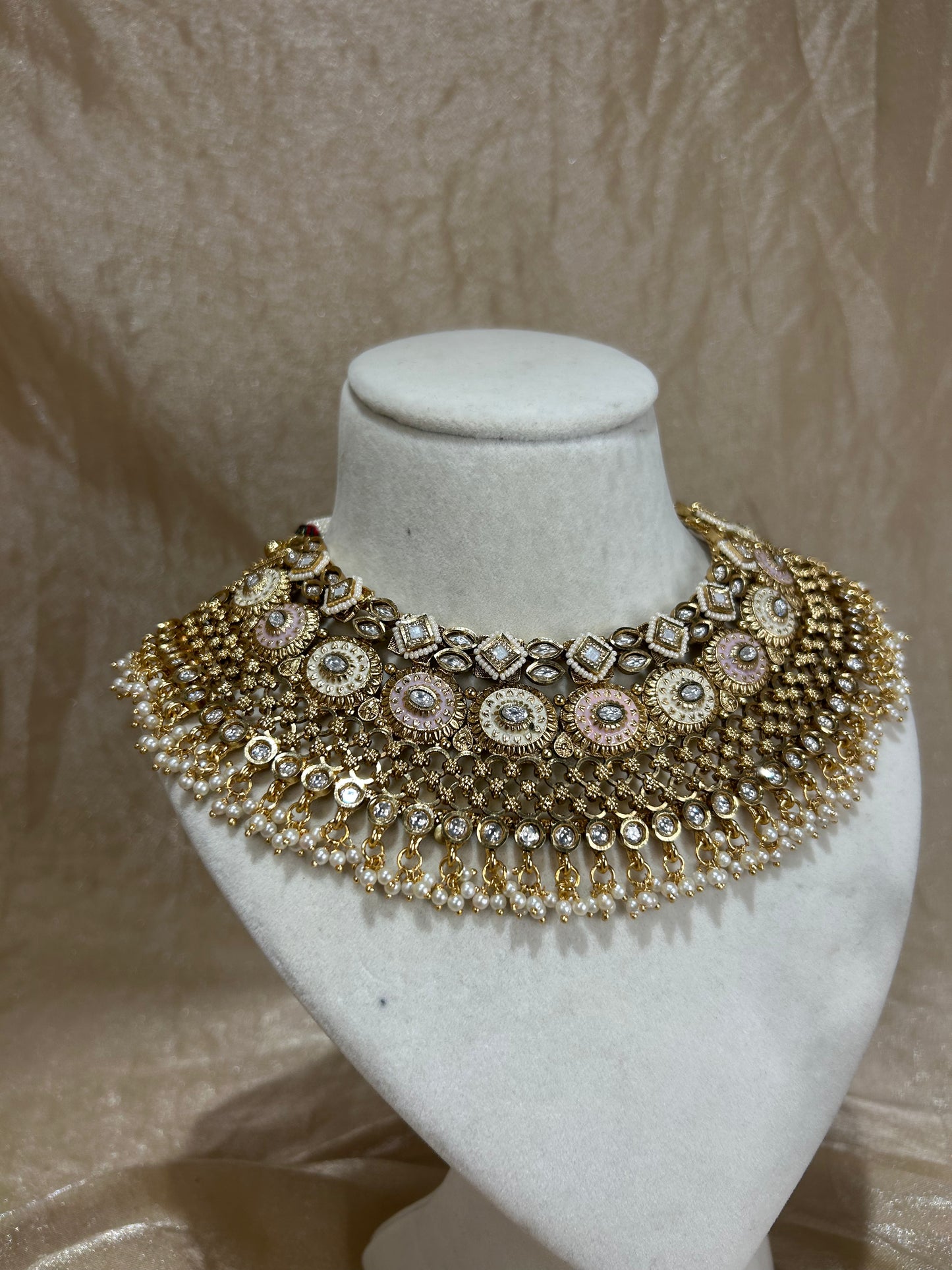 heavy gold necklace set