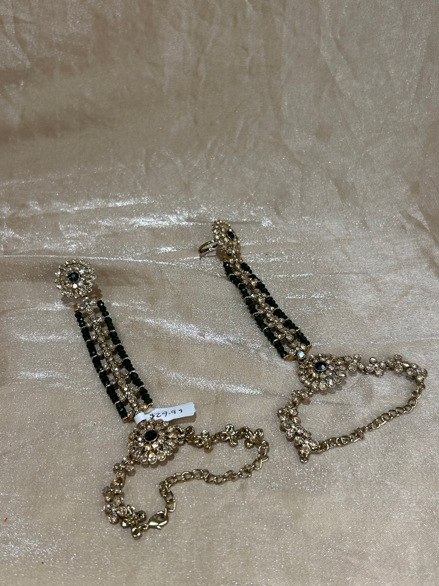 emerald green hand accessories