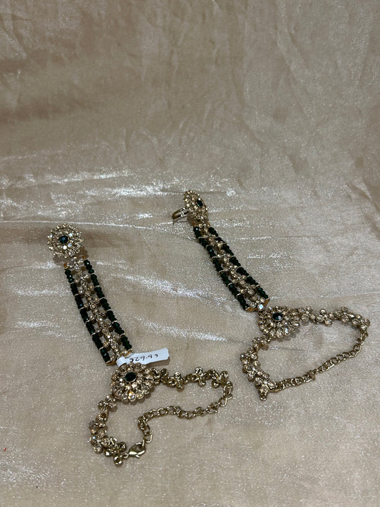 emerald green hand accessories