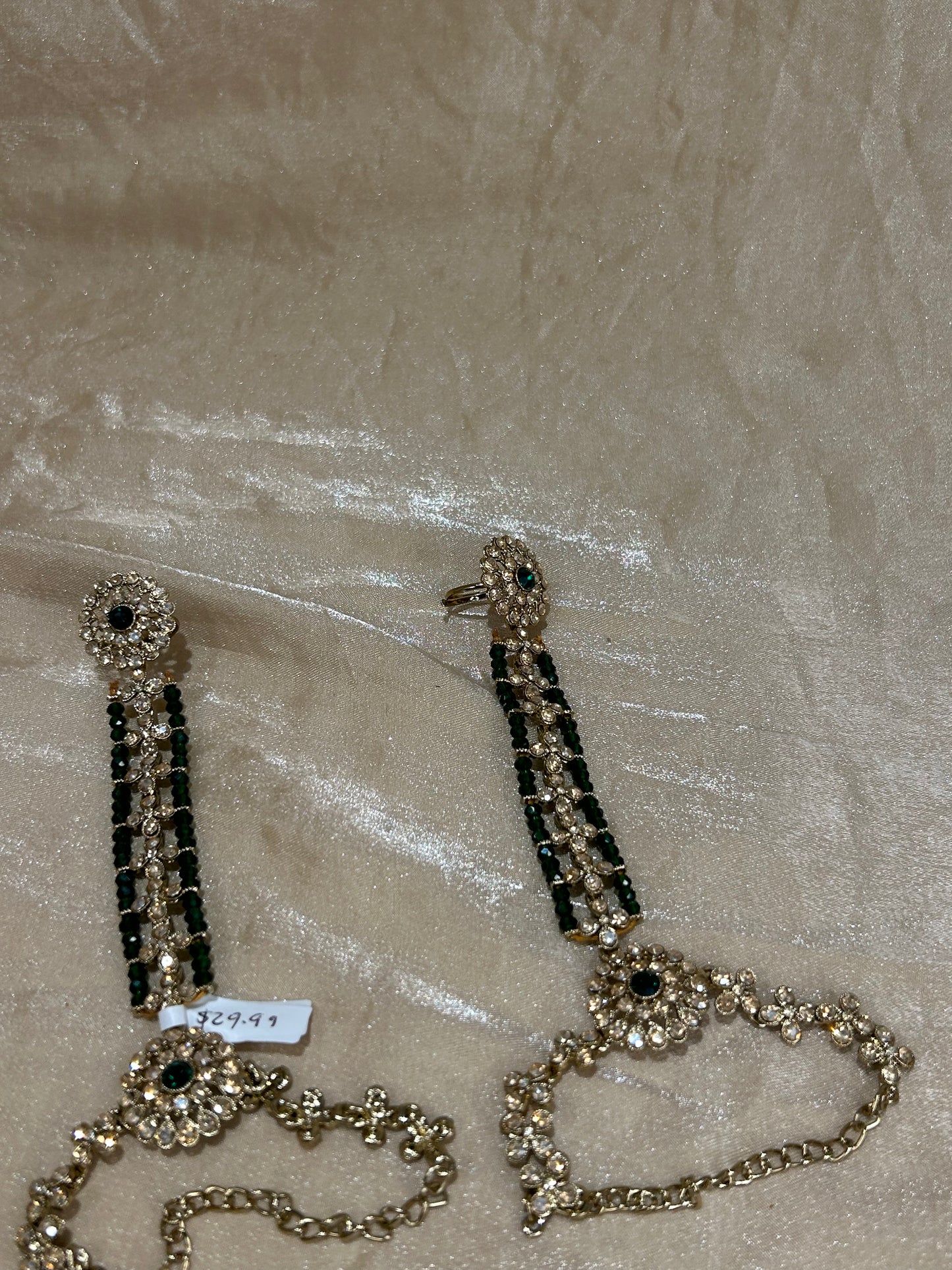 emerald green hand accessories