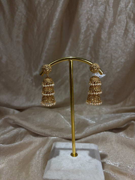 3 layer jhumki
