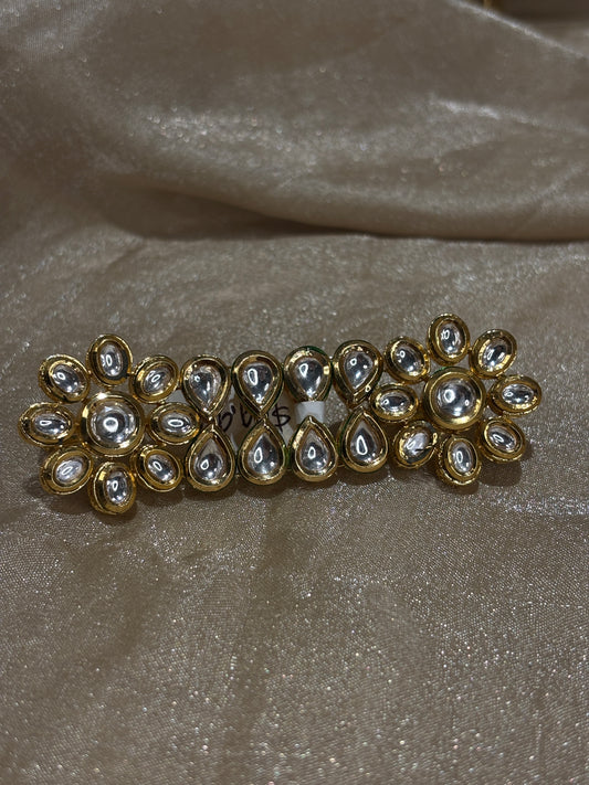 statement kundan ring