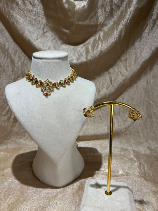 multi-colour necklace set