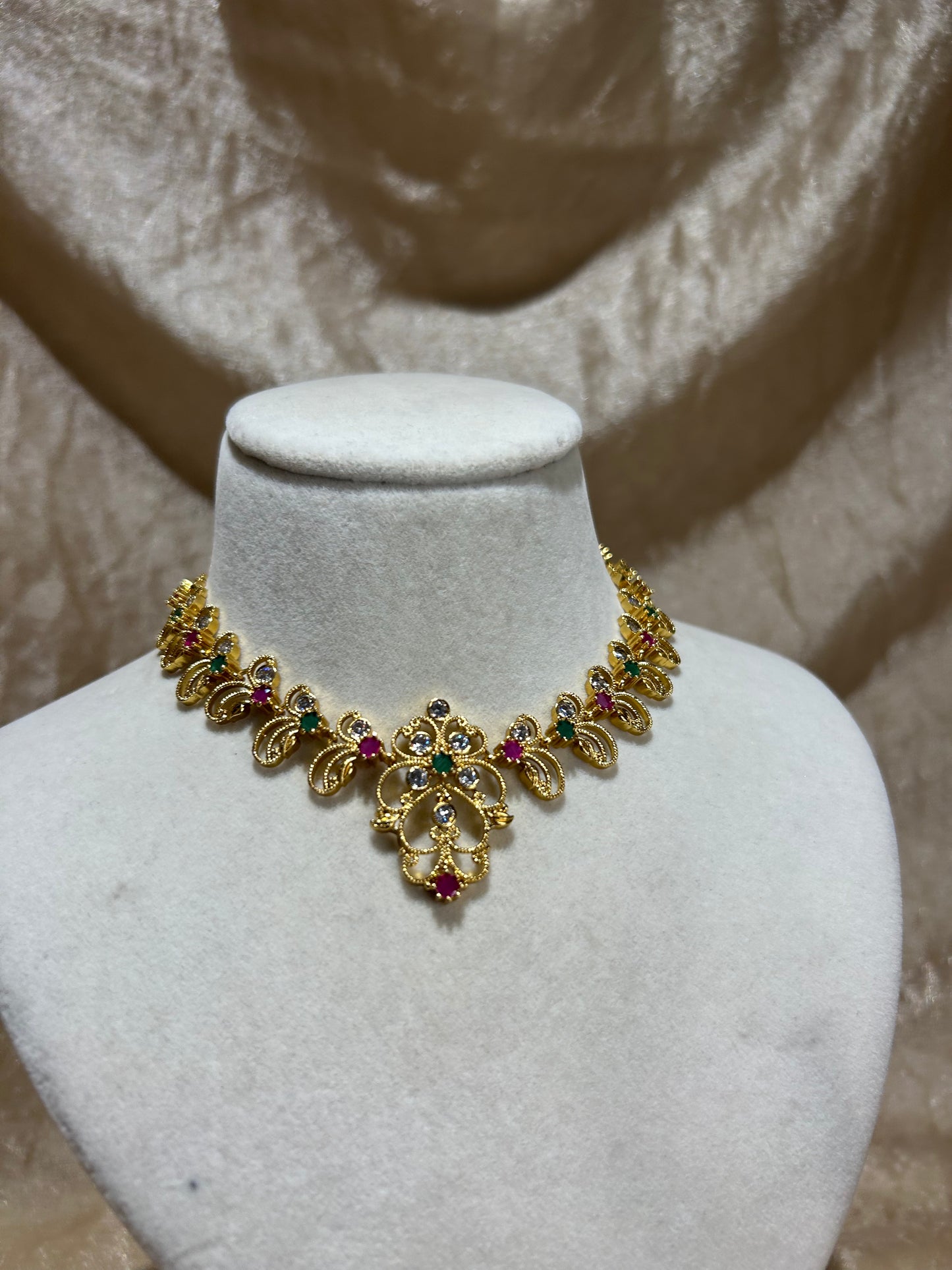 multi-colour necklace set