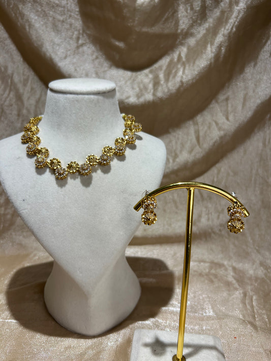 gold necklace set