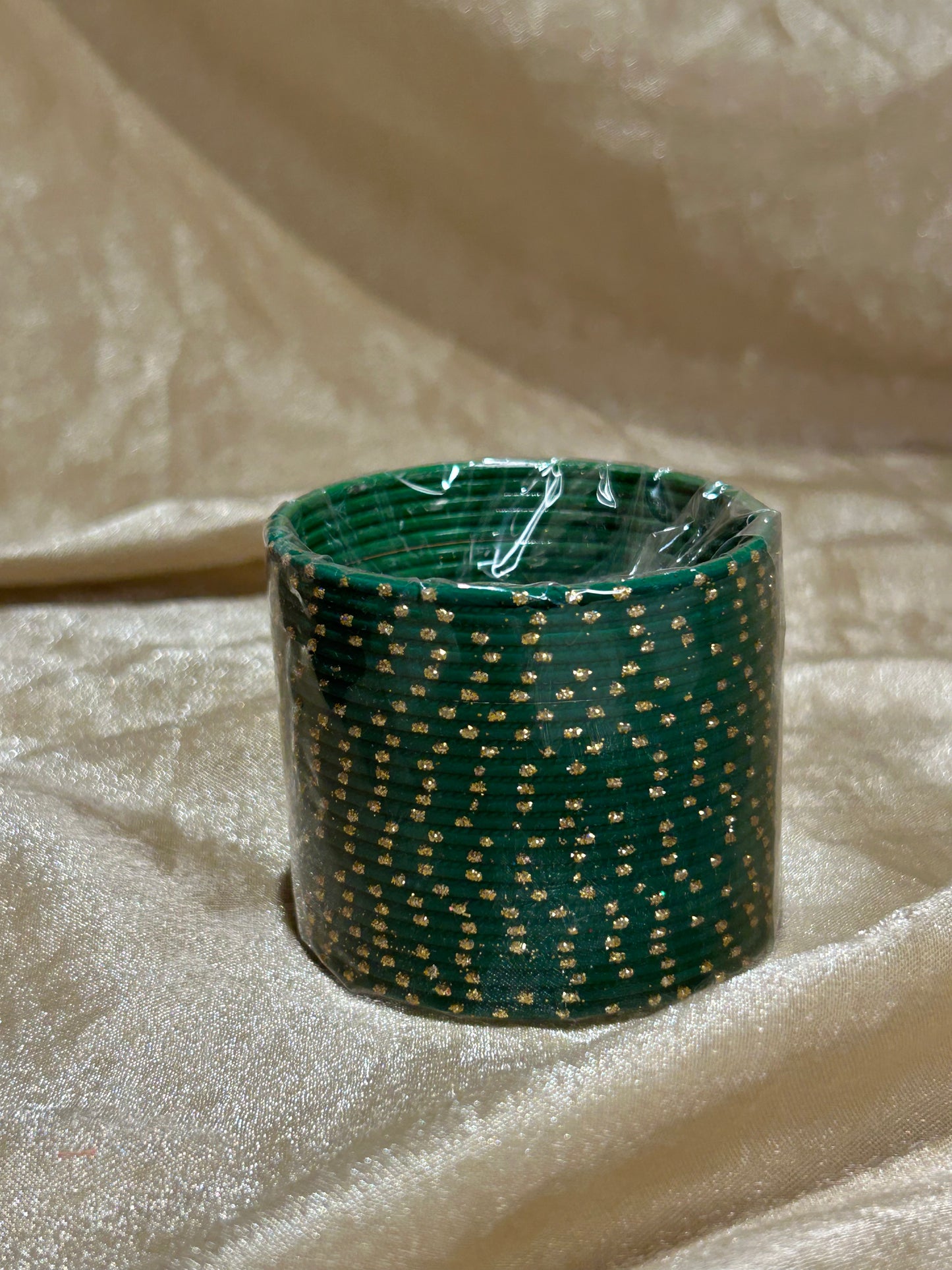 green bindi bangles