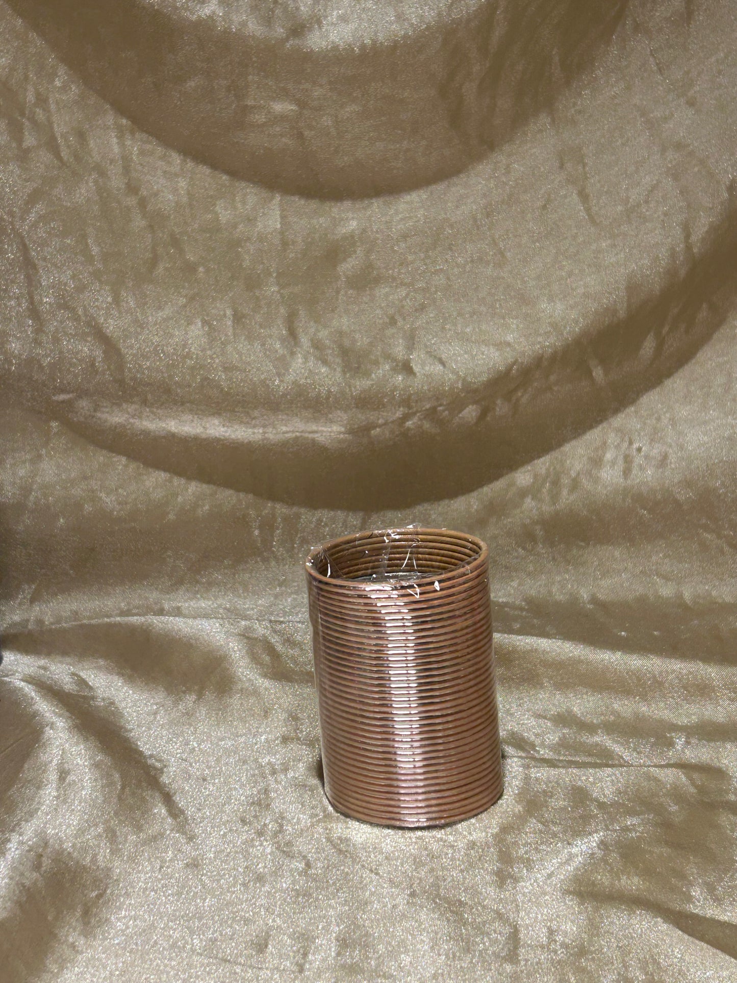 rose gold metallic bangles