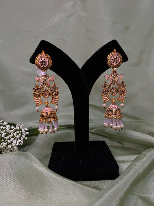 Morni earrings in lavender