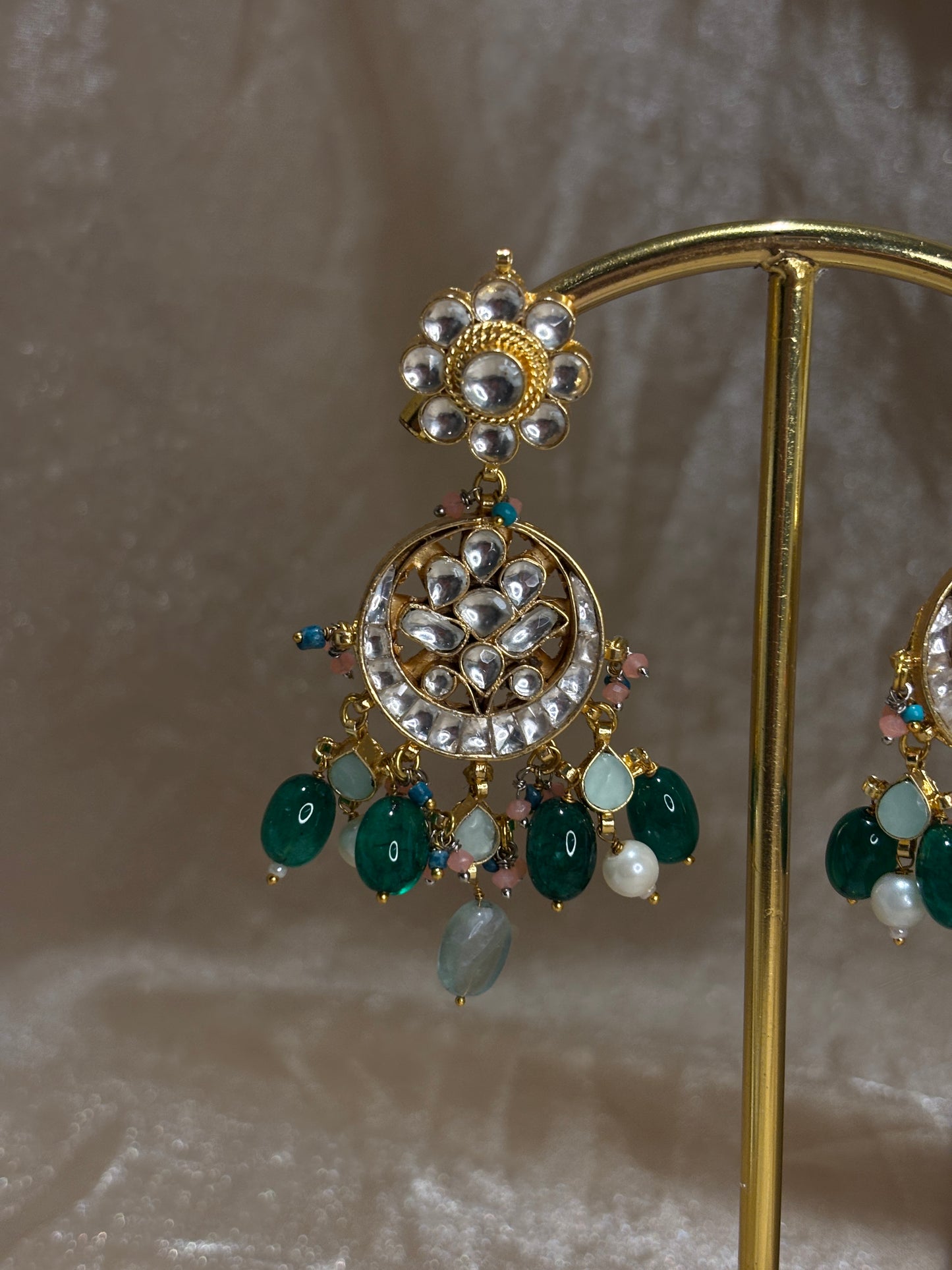 sage/emerald green choker set