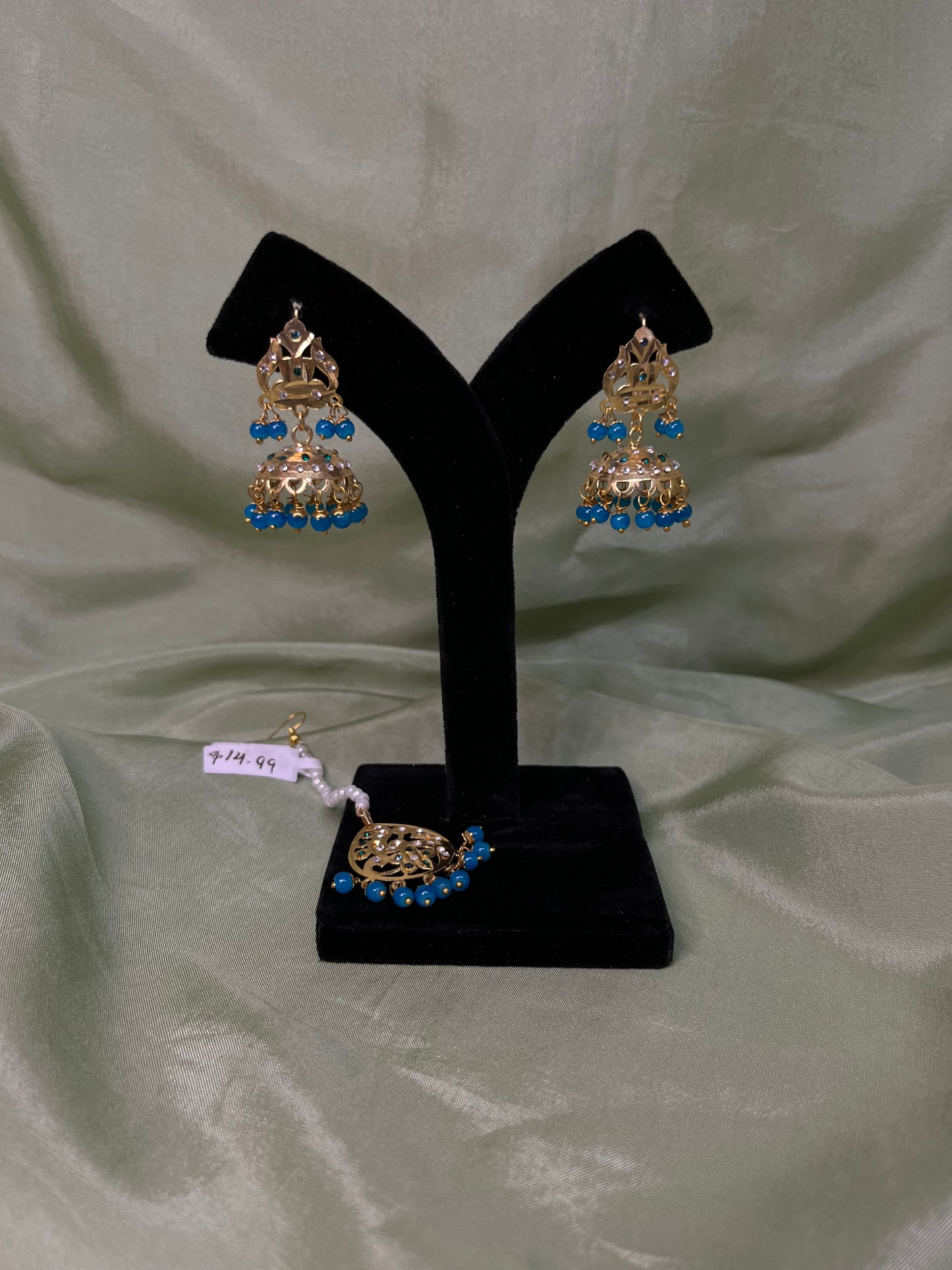 Frozi jadau earring/tikka